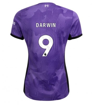 Liverpool Darwin Nunez #9 Tercera Equipación Mujer 2023-24 Manga Corta